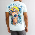 Sullen Art Collective Island Escape T-shirt in Plume, Medium,