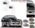 DigiRods Chevy Nova 1970's Vintage Classic Muscle Cartoon Car T Shirt