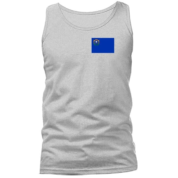 State of Nevada Flag Crest Graphic Tank Top