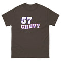 57 CHEVY HOT ROD T SHIRT sizes SMALL thru 5XL CHOOSE FROM 10 COLORS!