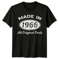 Made In 1966 Mens T Shirt 60th Birthday Gift Vintage sixty Year Old -b