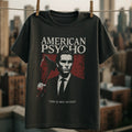 American Psycho T-Shirt Patrick Bateman Horror Movie Tee Halloween Unisex