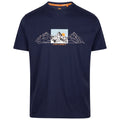 Trespass Mens Casual T-Shirt Grande - Woven Top with Printed Detail