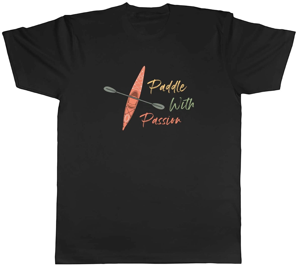 Kayaking Mens T-Shirt Kayak Paddle Canoe with Passion Tee Gift
