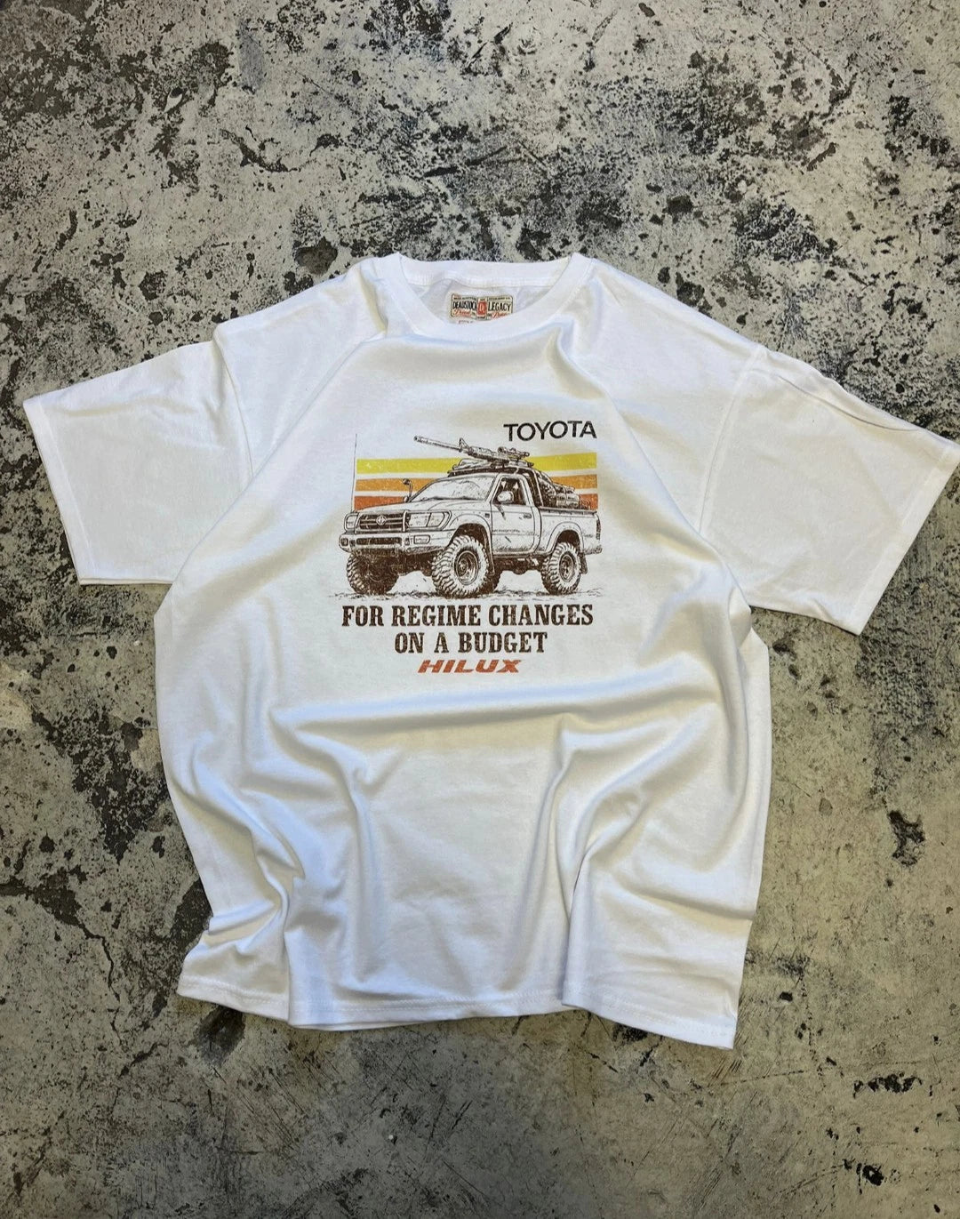 Deadstock Legacy | Vintage Graphic Tee | Toyota Hilux | Oversized Boxy Fit | Y2K