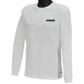 Oakley Harry Long Sleeve Tee Mens Size M Medium White Cotton Logo T-Shirt