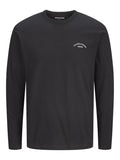 Jack & Jones Jjcollege Logo Long Sleeve Crew Neck Tee