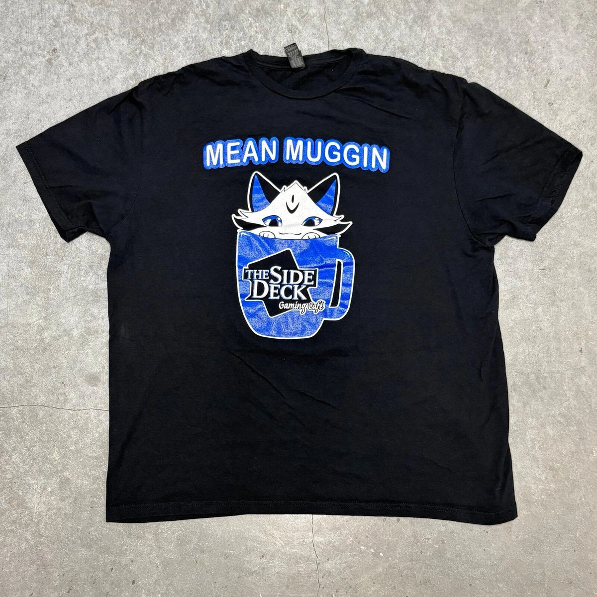 Gildan The Side Deck Gaming Cafe Mean Muggin T Shirt
