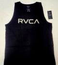 RVCA "ANP  RETRO" TANK TOP  LG RARE DESIGN..NWT..GREY LOGO