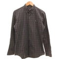 Burberry Black Label Check Shirt Gray Long Sleeve Modern Style