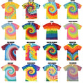 Colortone Unisex Tie Dye T-Shirt  Tee Soft Cotton Multi Color S-5XL New