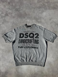 VTG Dsquared2 Handcrafted Print Logo Men's Tee