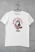 Ballerina Cappuccina Cat Meme Brainrot Logo Men's Printed Cotton Unisex T-shirt