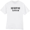 Chaos Disaster Panic My Work Is Done Here Funny Sarcastic Humor T‑Shirt
