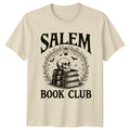 Salem Book Club Gothic Reading Graphic Tee Mens Womens Unisex T-Shirt