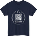 Personalised QR Code Scan Me T-Shirt Custom Interactive Social Media Link Top