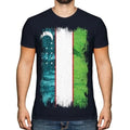 Usbekistan Grunge Flagge Herren T-Shirt Usbekisches Usbek Geschenk