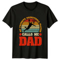 My Favorite Basketball Player Calls Mens T-Shirt Basketball Dad Fathers Day