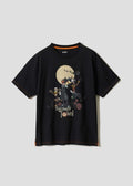 [Graniph]Kingdom Hearts Halloween Town | Big Silhouette T-Shirt Size SS~XL Black