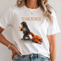 Team Punch Monkey Meme T-Shirt Viral Japanese Macaque Animal Hustle Gift Tee Top