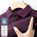 Men’s 100% Cotton Polo Shirt - 2026 Summer Casual Short Sleeve Lapel Tee