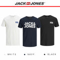 Jack And Jones Core Men T Shirt Corp O-Neck Soft Comfortable Cotton with Stretch