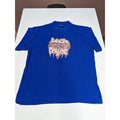 Skyland Tees Mens 2XL Royal Blue Graffiti Graphic When Letters Collide T-Shirt