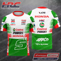 LCR Hondaa Racing HRC Team JHOHANN ZARCO 3D All Over Print Shirt