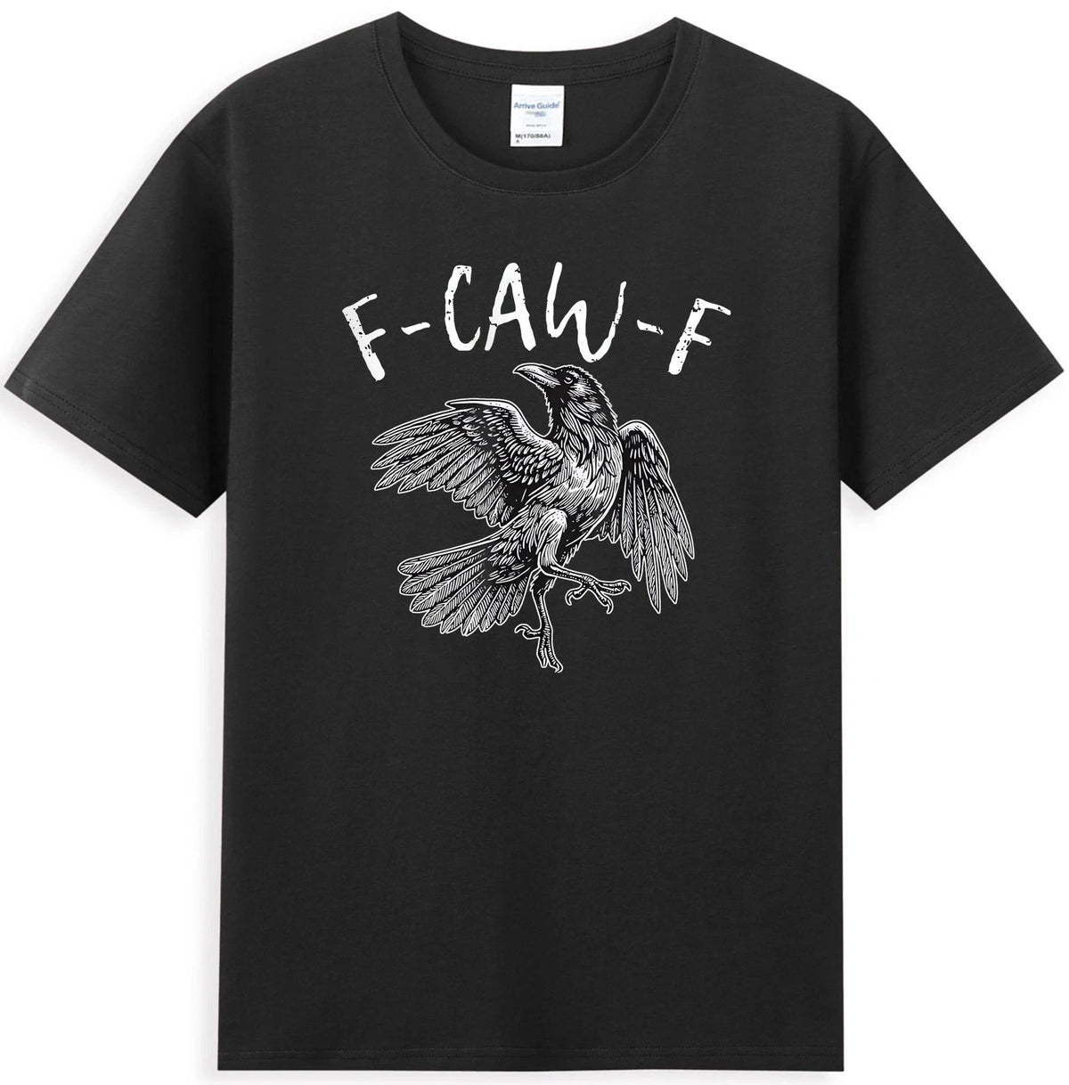 Black Crow FCAWF F-Caw-F Funny Gothic Dance Meme Graphic T-Shirt Unisex S-5XL