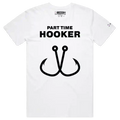 VOICEART Part Time Hooker Funny Memes T-Shirt with Premium Graphics Design