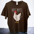 Guess What? chicken Butt Tee Mens Funny Tshirt Novelty Delta paper tag Large