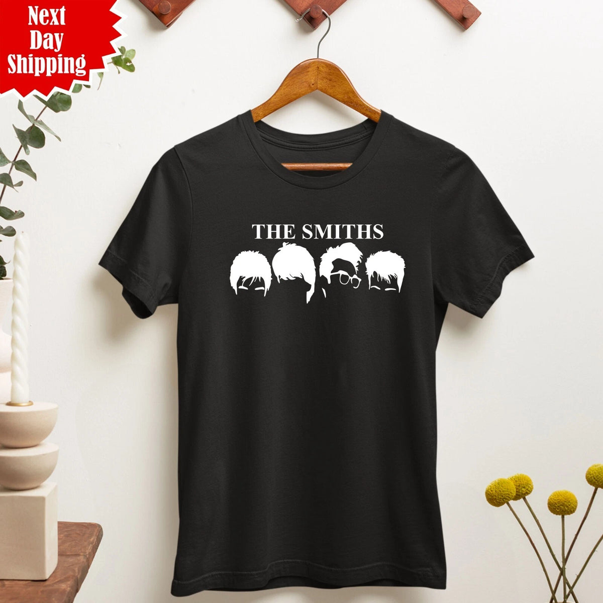 The Smiths Silhouette T-Shirt Printed Rock Band Music Lover Gift Novelty Tee Top