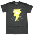 Black Adam New Adult T-Shirt - Electrified Bolt Logo Image
