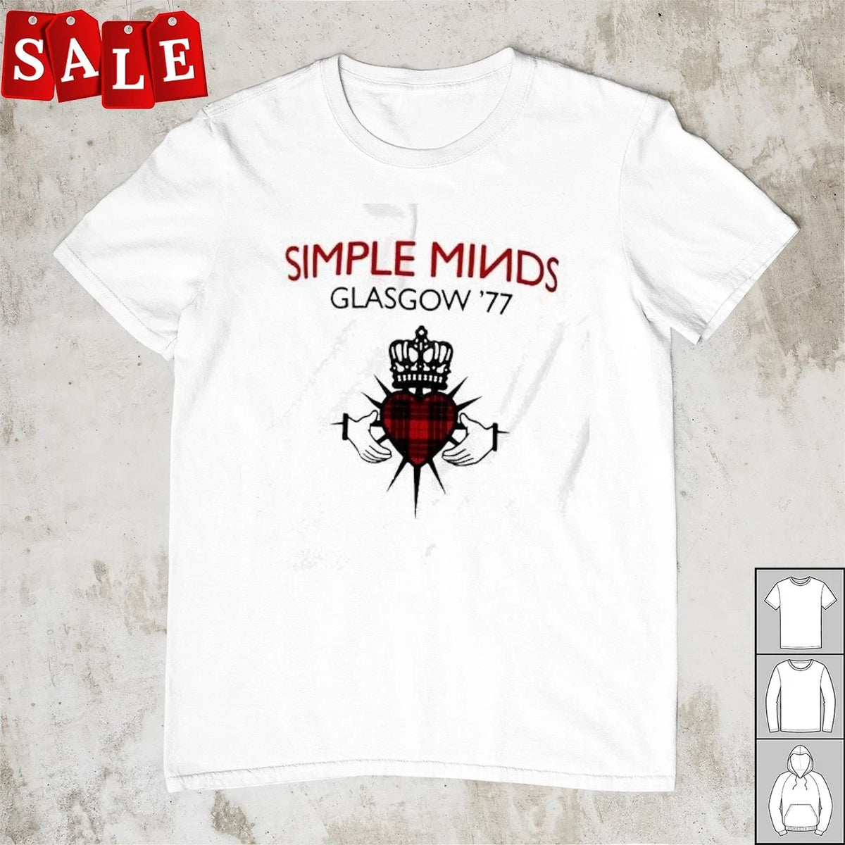 New Popular Simple Minds white short sleeve  Unisex S-5XL T-Shirt JM593