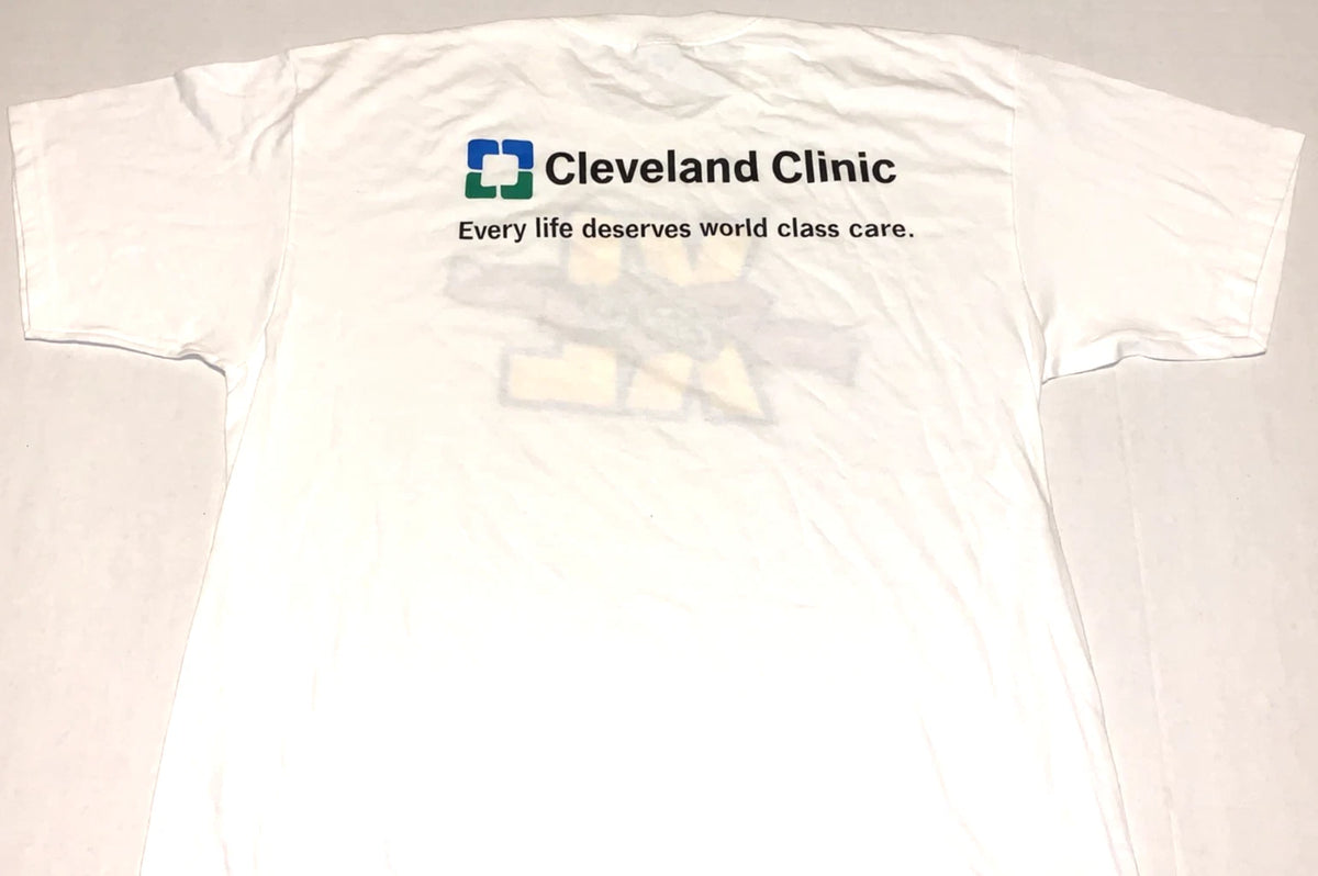 Rare! Vintage Cleveland Clinic 40 Seasons 1970 2010 Cavaliers T-Shirt New! XL