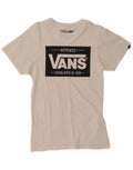 Vans Mens Custom Fit Graphic T-Shirt Top Small White Cotton AZ14