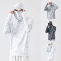 Men Fishing Shirt Long Sleeve Style Printed Pattern Design For Casual Daily Wear