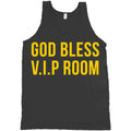 God Bless VIP Room Bella + Canvas Tank Top V.I.P. Club Shirt NEW WITH TAGS