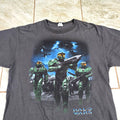 Vintage 2008 Y2K T-Shirt HALO WARS Graphic Tee S/S Gray Large