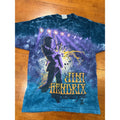 Vintage Y2K Liquid Blue Jimi Hendrix T-Shirt Mens Medium Blue Tie Dye Experience