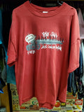 Y2K ECKO UNLIMITED 21st Century STAMINA Gray White Black Red T Shirt Size Large