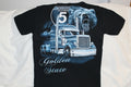 SEMI TRUCK TRUCKER BEAR CALIFORNIA GOLDEN STATE INTERSTATE 5 HIGHWAY T-SHIRT