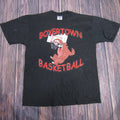 Boyertown Basketball Shirt Mens Large Black Jerzees Bear Mascot Dunk Tee Y2K