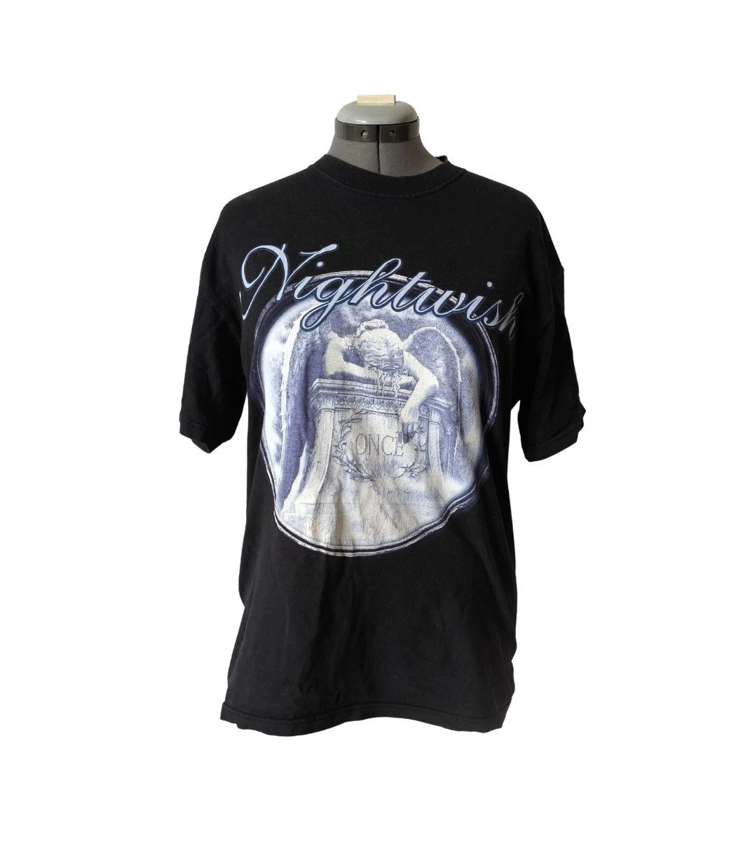 vintage nightwish beauty comes with dark thoughts t shirt large fotl