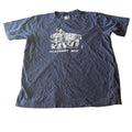 Tantra Men's XL Y2K Navy Blue Elephant Man Graphic Indian T-Shirt
