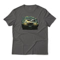 Dark Smokey Muscle Car Comic Aesthetic Style Graphic T-Shirt