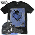 Shirt To Match 5 Black Unisex Tee Sneaker Shirt Heart Shirt