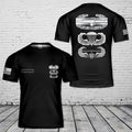 Custom Name US Army Air Assault School Air Assault Badge Combat 3D T-Shirt HS285