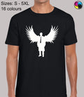 Castiel Silhouette Supernatural Winchester Novelty Regular Fit T-Shirt for Men