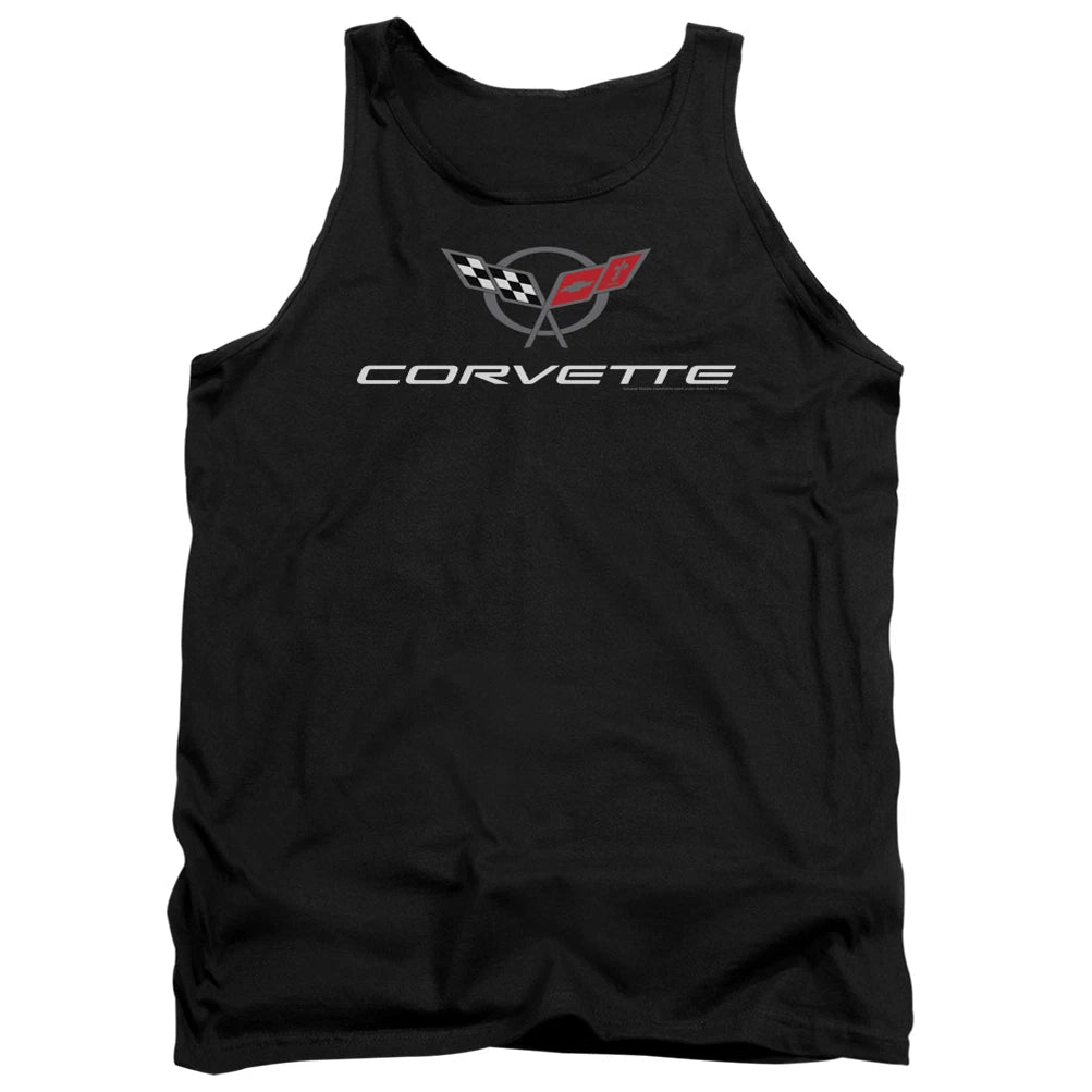 Mens Chevy Corvette Emblem Tank Top